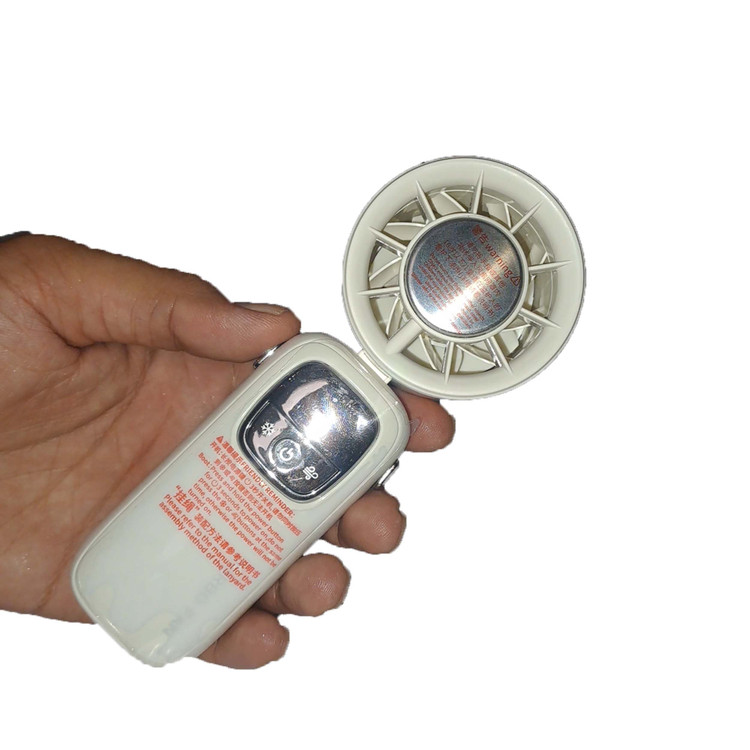 پنکه دستی شارژی مدل N38 سایز متوسط | فست شارژ USB | قابل حمل | با نمایشگر دیجیتال ، گارانتی دار
